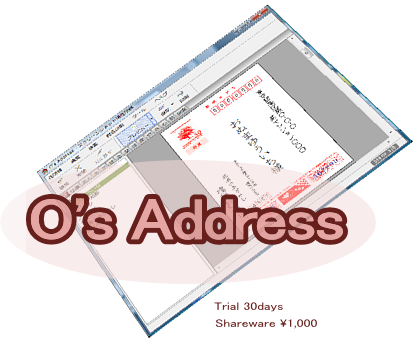 O's Address pԂRO VFAEFA \1,000